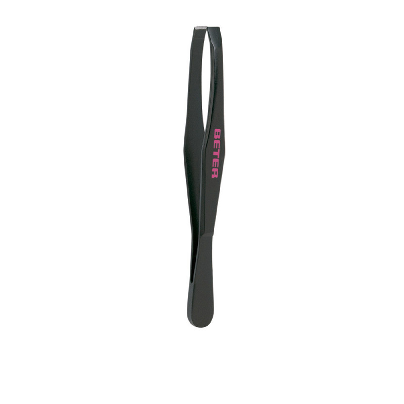 PINZA depilar punta recta acero negro 1 u by BETER for Woman