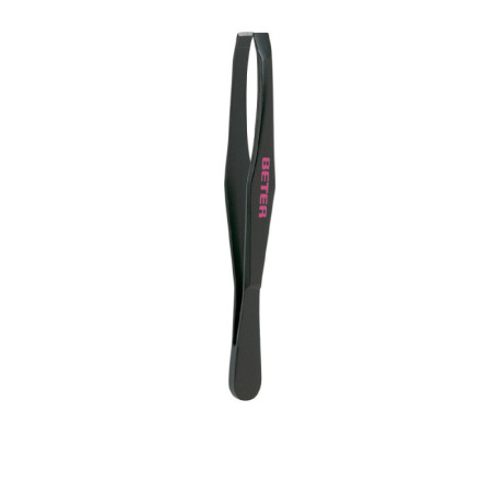 PINZA depilar punta recta acero negro 1 u by BETER for Woman