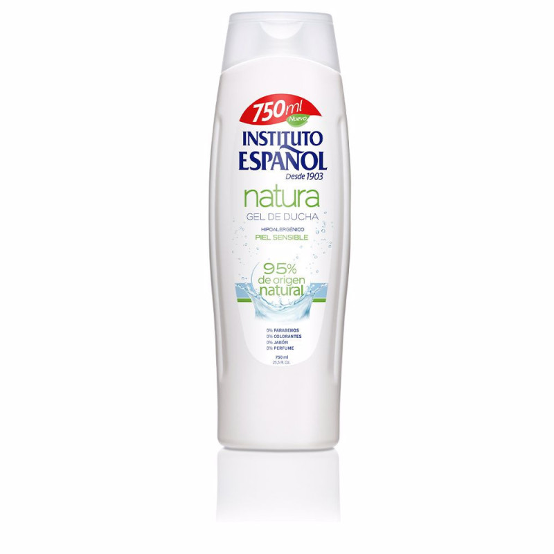NATURA gel de ducha piel sensible 750 ml by INSTITUTO ESPAÑOL for Unisex