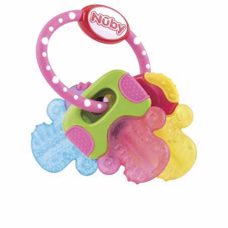 ICYBITE mordedor llaves 3m rosa 1 u by NUBY for Unisex