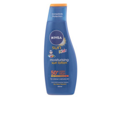 SUN NIÑOS protector hidratante waterproof SPF50+ 200 ml by NIVEA for Unisex