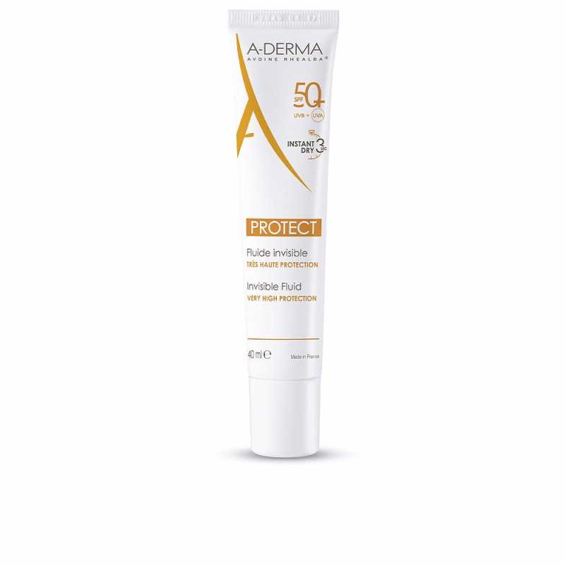 PROTECT fluido solar facial invisible SPF50+ 40 ml by A-DERMA for Unisex PROTECT fluido solar facial invisible SPF50+ 40 ml by A-DERMA for Unisex