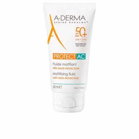 Aderma Protect Ac Crema Matificante Spf50+ 40 Ml by A-DERMA for Unisex
