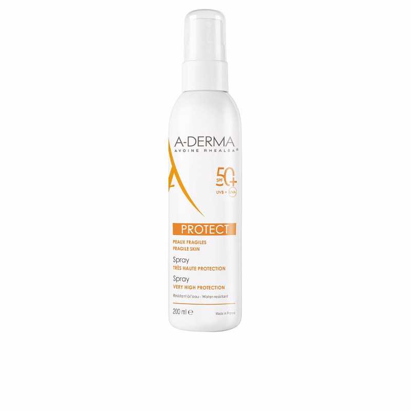 PROTECT spray solar SPF50+ 200 ml by A-DERMA for Unisex PROTECT spray solar SPF50+ 200 ml by A-DERMA for Unisex