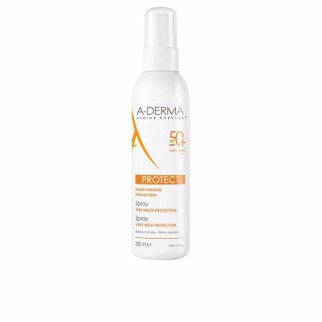 PROTECT spray solar SPF50+ 200 ml by A-DERMA for Unisex