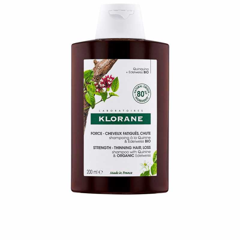 A LA QUININA Y EDELWEISS BIO champú anticaída 200 ml by KLORANE for Unisex