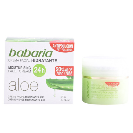 ALOE VERA crema hidratante 24 horas 50 ml by BABARIA for Woman