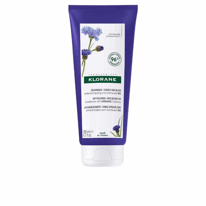 A LA CENTAUREA BIO acondicinador antiamarilleo cabello gris y rubio 150 ml by KLORANE for Unisex A LA CENTAUREA BIO acondicinador antiamarilleo cabello gris y rubio 150 ml by KLORANE for Unisex