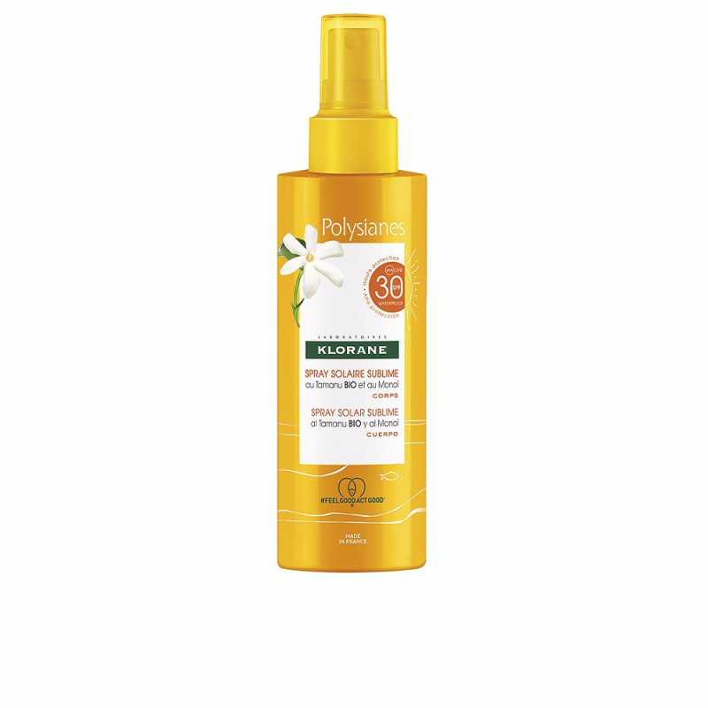 POLYSIANES MONOÏ Y TAMANU BIO spray solar corporal SPF30 200 ml by KLORANE for Unisex POLYSIANES MONOÏ Y TAMANU BIO spray solar corporal SPF30 200 ml by KLORANE for Unisex