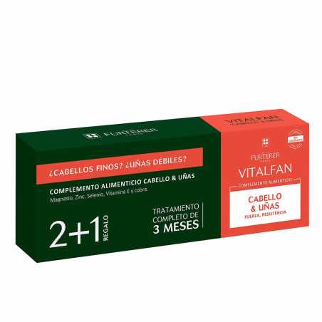 VITALFAN VITALIDAD CABELLO Y UÑAS CÁPSULAS LOTE 3 x 30 u by RENE FURTERER for Unisex