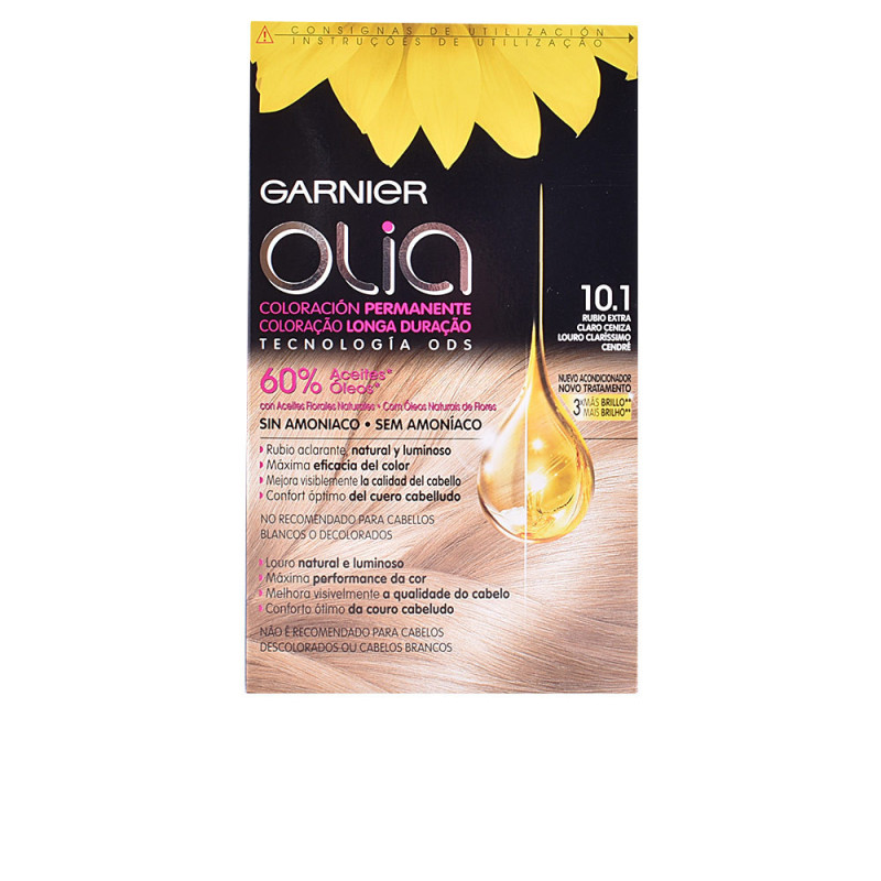 OLIA Coloracion Permanente 101 Rubio Extra Claro lote by GARNIER for Unisex