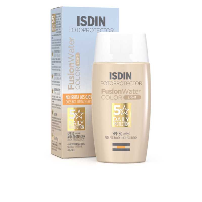 FOTOPROTECTOR fusion water color SPF50 light by ISDIN for Unisex FOTOPROTECTOR fusion water color SPF50 light by ISDIN for Unisex
