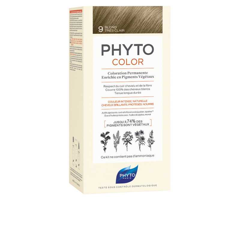 PHYTOCOLOR 9 rubio muy claro 4 u by PHYTO for Woman PHYTOCOLOR 9 rubio muy claro 4 u by PHYTO for Woman