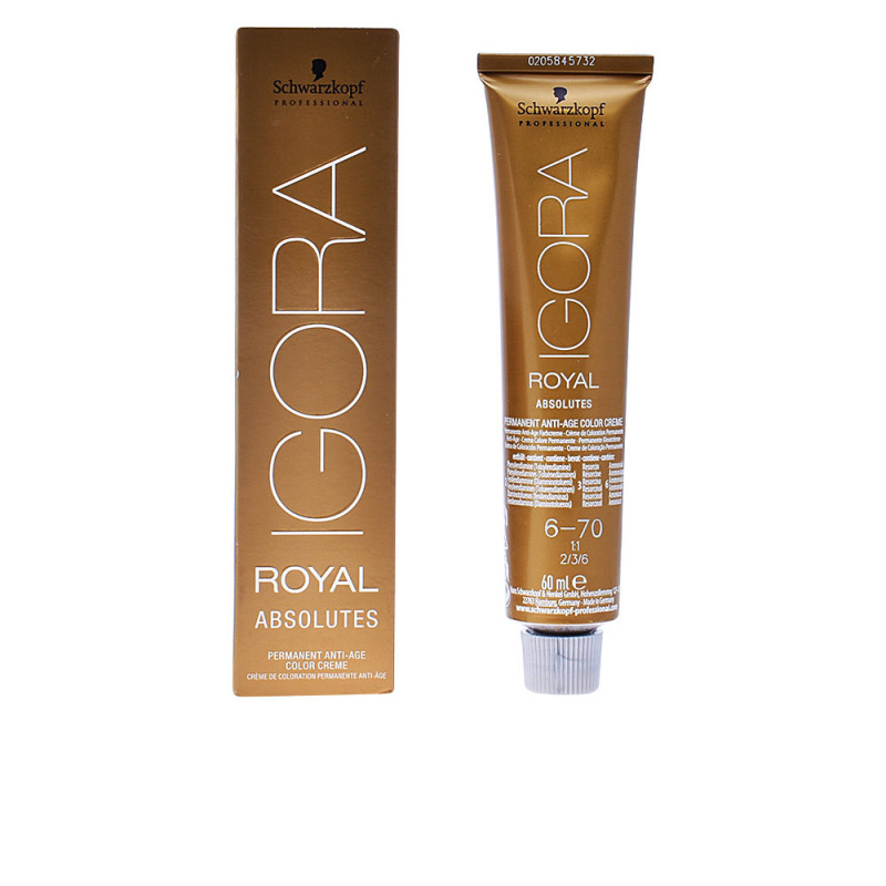 IGORA ROYAL ABSOLUTES 6 70 60 ml by SCHWARZKOPF for Unisex
