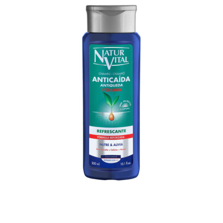 CHAMPÚ ANTICAÍDA refrescante 300 ml by NATUR VITAL for Unisex