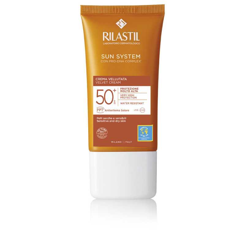 SUN SYSTEM SPF50+ crema velluto 50 ml by RILASTIL for Unisex SUN SYSTEM SPF50+ crema velluto 50 ml by RILASTIL for Unisex