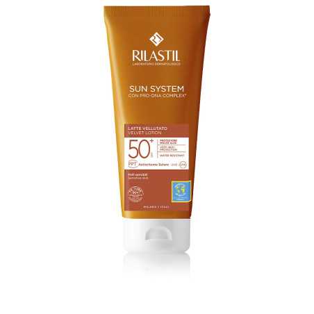 SUN SYSTEM SPF50+ leche velluto 200 ml by RILASTIL for Unisex