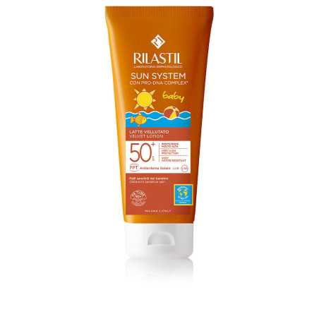 SUN SYSTEM SPF50+ BABY leche velluto 200 ml by RILASTIL for Unisex