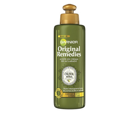 ORIGINAL REMEDIES crema sin aclarado oliva mítica 200 ml by GARNIER for Unisex