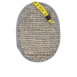 ESPONJA de baño sisal y algodón con brida 1 pz by BETER for Unisex