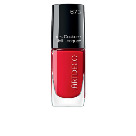 ART COUTURE nail lacquer 673 red volcano by ARTDECO for Unisex