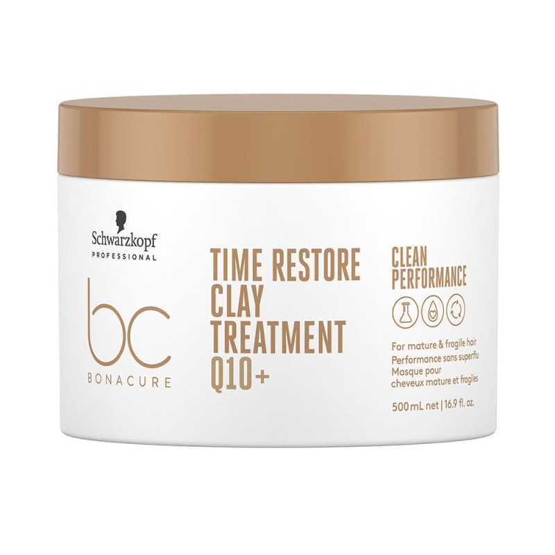BC TIME RESTORE Q10+ clay treatment 500 ml by SCHWARZKOPF for Unisex BC TIME RESTORE Q10+ clay treatment 500 ml by SCHWARZKOPF for Unisex