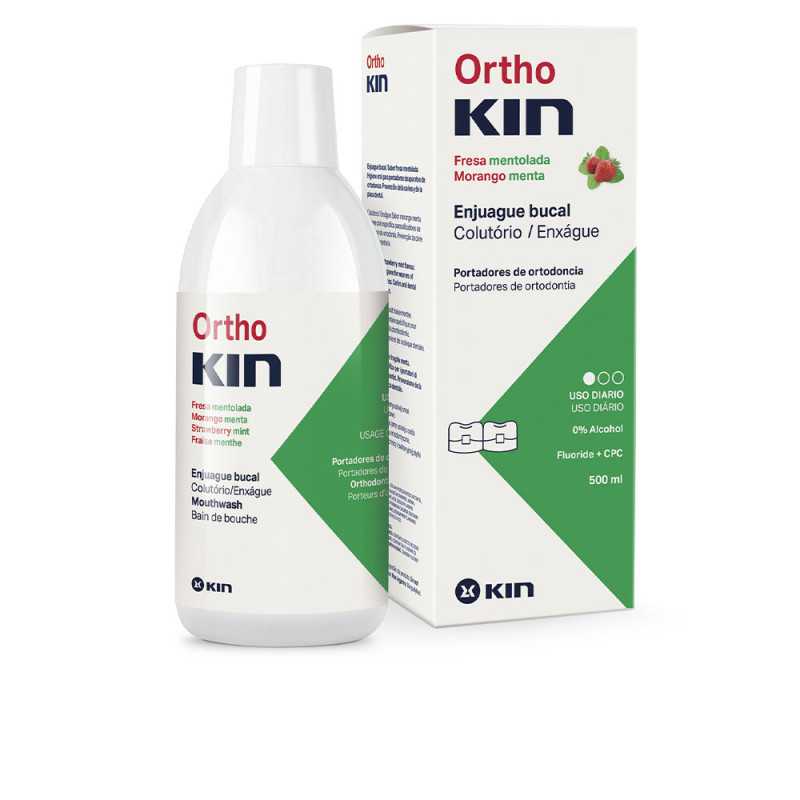 ORTHOKIN enjuague bucal fresa mentolado 500 ml by KIN for Unisex ORTHOKIN enjuague bucal fresa mentolado 500 ml by KIN for Unisex