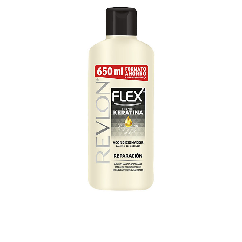 FLEX KERATIN reparación acondiconador 650 ml by REVLON MASS MARKET for Unisex