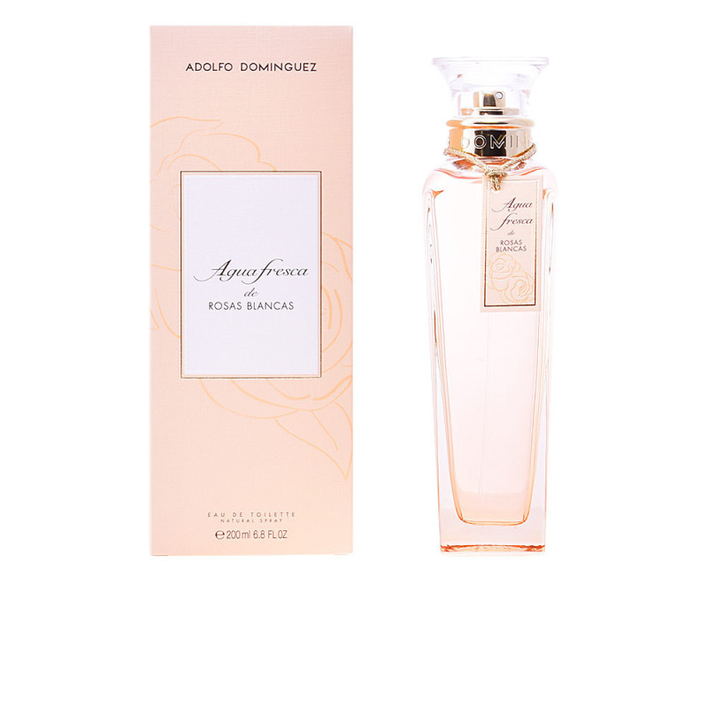 AGUA FRESCA DE ROSAS BLANCAS eau de toilette vaporizador 200 ml by ADOLFO DOMINGUEZ for Woman