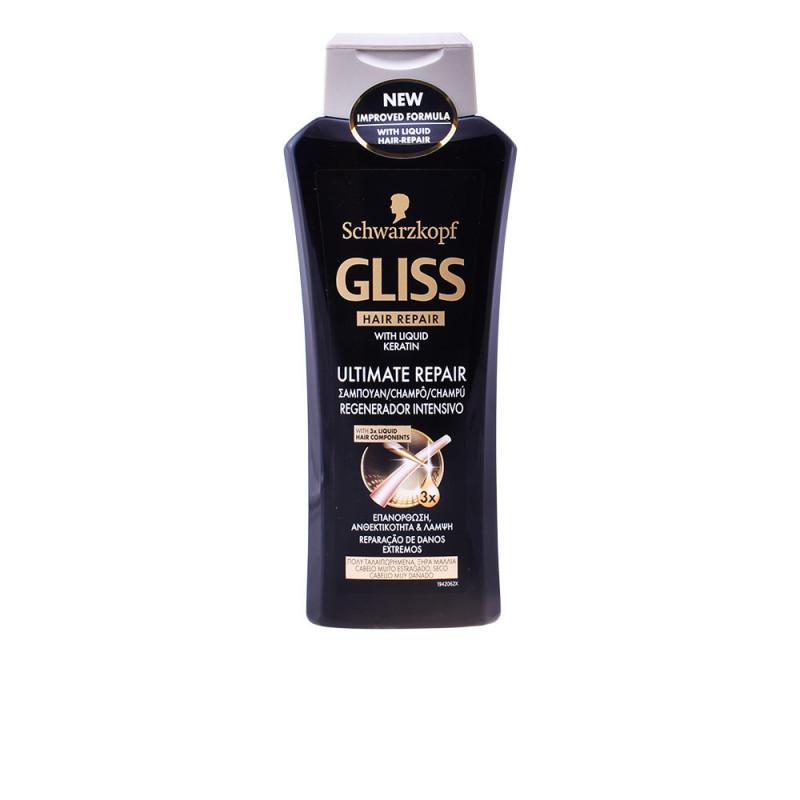 GLISS ULTIMATE REPAIR champú 400 ml by SCHWARZKOPF MASS MARKET for Unisex