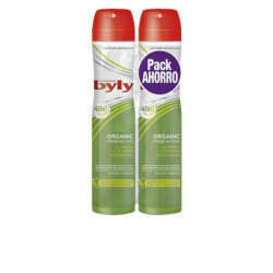 ORGANIC EXTRA FRESH DEO VAPO LOTE 2 x 200 ml by BYLY for Unisex