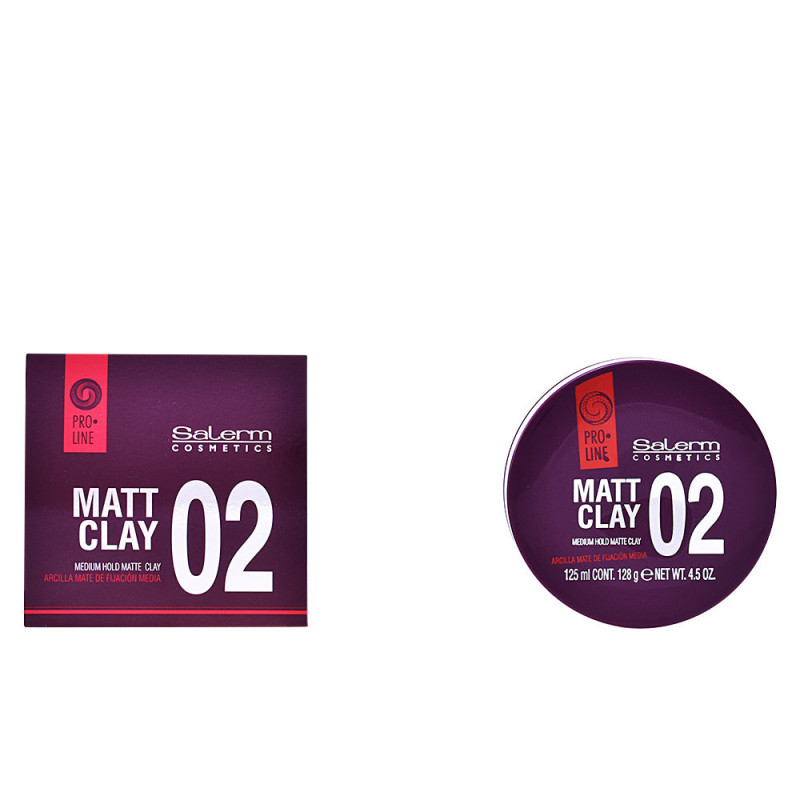 MATT CLAY medium hold matte clay 125 ml by SALERM for Unisex