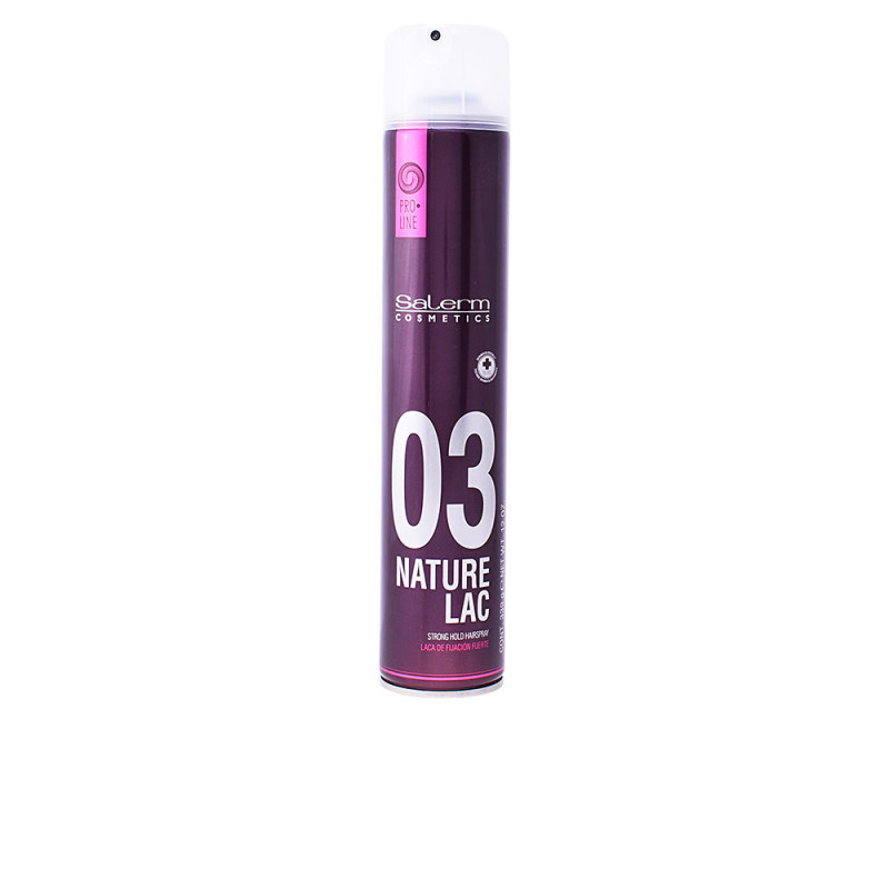 NATURE LAC strong hold hairspray 650 ml by SALERM for Unisex