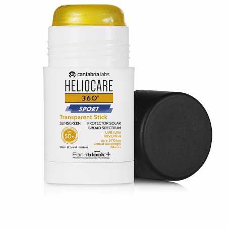HELIOCARE 360° SPORT protector solar transparente en stick SPF50+ 25 gr by HELIOCARE for Unisex