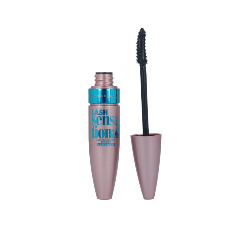 LASH SENSATIONAL waterproof mascara black 95 ml by MAYBELLINE for Unisex