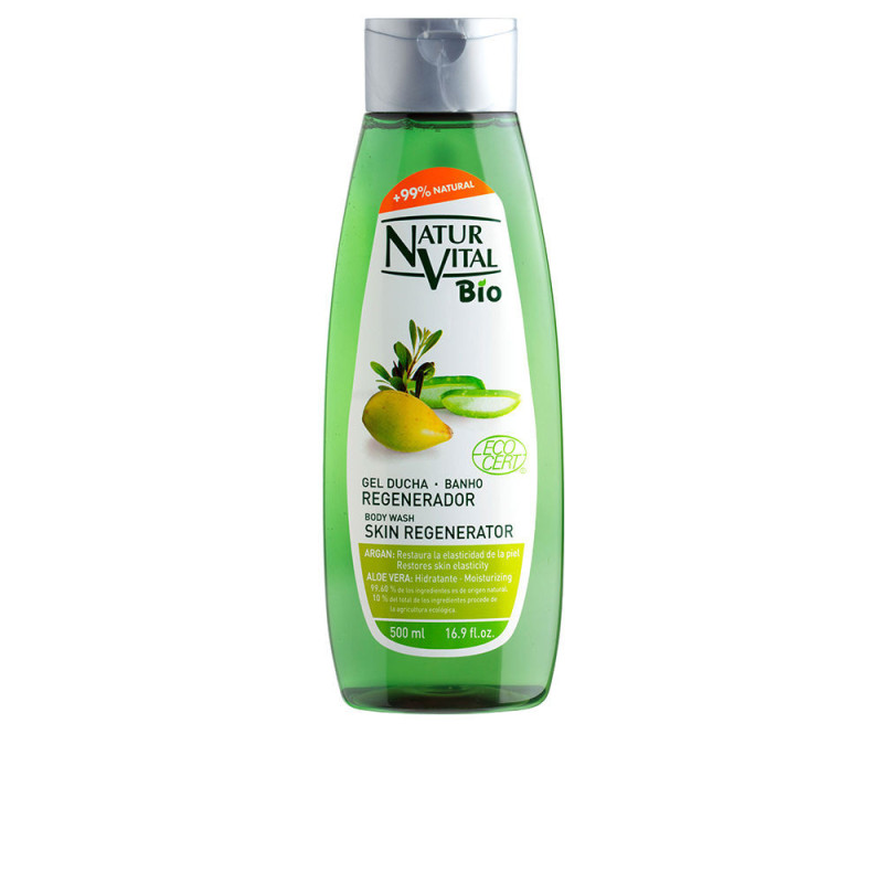 GEL DUCHA BIO ECOCERT regenerador argán & aloe vera 500 ml by NATUR VITAL for Unisex