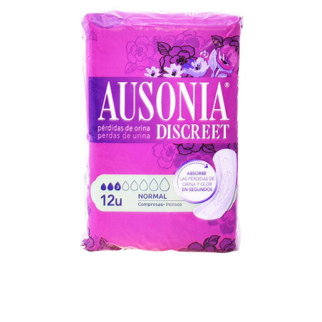 DISCREET compresas incontinencia normal 12 u by AUSONIA for Woman