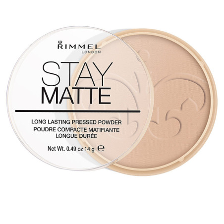 STAY MATTE pressed powder 005 silky beige by RIMMEL LONDON for Unisex