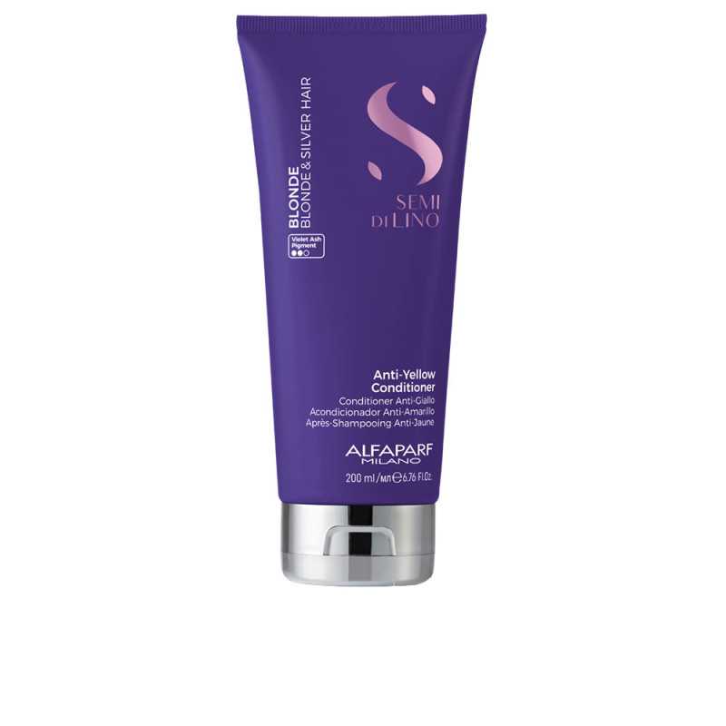 SEMI DI LINO blonde & silver conditioner 200 ml by ALFAPARF MILANO for Unisex SEMI DI LINO blonde & silver conditioner 200 ml by ALFAPARF MILANO for Unisex
