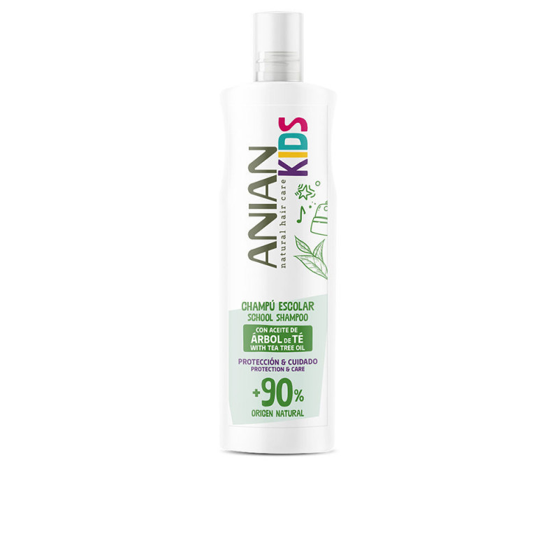 CHAMPÚ ESCOLAR aceite árbol de té 400 ml by ANIAN for Unisex