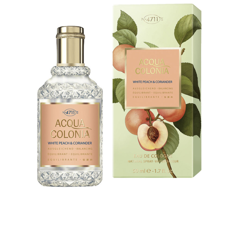 ACQUA COLONIA WHITE PEACH & CORIANDER eau de cologne vaporizador 50 ml by 4711 for Unisex