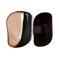 COMPACT STYLER Rose Gold Black 1 u by TANGLE TEEZER for Unisex