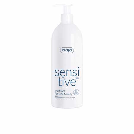 SENSITVE gel limpiador rostro y cuerpo para pieles sensibles 400 ml by ZIAJA for Woman