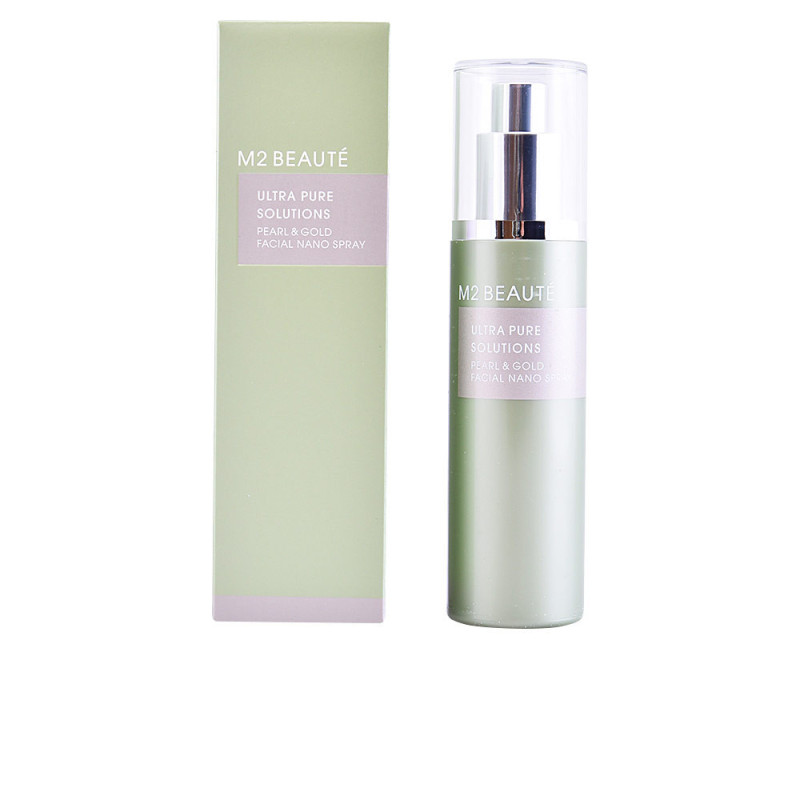 ULTRA PURE SOLUTIONS pearl & gold facial nano spray 75 ml by M2 BEAUTÉ for Woman