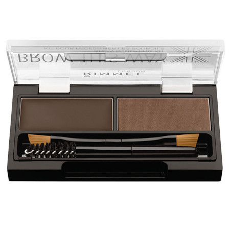 BROW THIS WAY eyebrow sculpting kit 003 dark brown by RIMMEL LONDON for Unisex