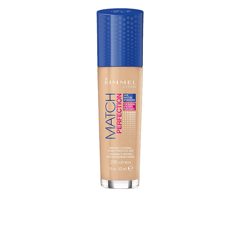 MATCH PERFECTION foundation 200 soft beige by RIMMEL LONDON for Unisex