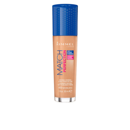MATCH PERFECTION foundation 400 natural beige by RIMMEL LONDON for Unisex