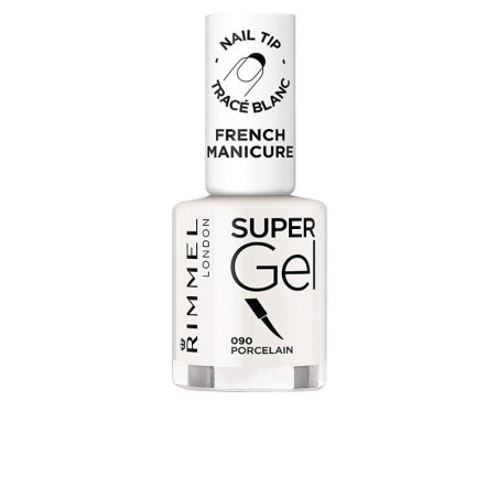 FRENCH MANICURE super gel 090 porcelain 12 ml by RIMMEL LONDON for Unisex