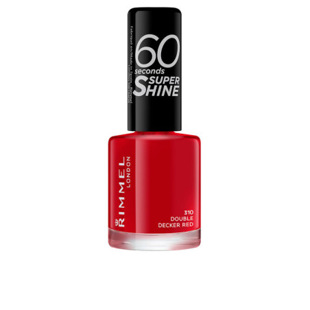60 SECONDS SUPER SHINE esmalte de unas 310 double decker red 8 ml by RIMMEL LONDON for Unisex