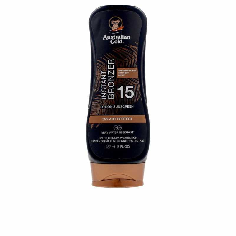 SUNSCREEN SPF15 lotion with bronzer 237 ml by AUSTRALIAN GOLD for Unisex SUNSCREEN SPF15 lotion with bronzer 237 ml by AUSTRALIAN GOLD for Unisex
